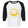 Raglan Three-Quarter Sleeve Baseball T-Shirt Vignette