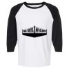 Raglan Three-Quarter Sleeve Baseball T-Shirt Vignette