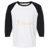 Raglan Three-Quarter Sleeve Baseball T-Shirt Vignette