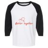 Raglan Three-Quarter Sleeve Baseball T-Shirt Vignette
