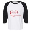 Raglan Three-Quarter Sleeve Baseball T-Shirt Vignette