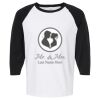 Raglan Three-Quarter Sleeve Baseball T-Shirt Vignette