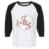 Raglan Three-Quarter Sleeve Baseball T-Shirt Vignette