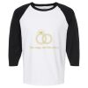 Raglan Three-Quarter Sleeve Baseball T-Shirt Vignette