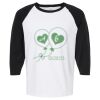 Raglan Three-Quarter Sleeve Baseball T-Shirt Vignette