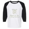 Raglan Three-Quarter Sleeve Baseball T-Shirt Vignette