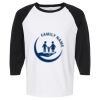 Raglan Three-Quarter Sleeve Baseball T-Shirt Vignette