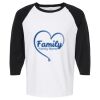 Raglan Three-Quarter Sleeve Baseball T-Shirt Vignette