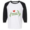 Raglan Three-Quarter Sleeve Baseball T-Shirt Vignette
