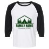 Raglan Three-Quarter Sleeve Baseball T-Shirt Vignette