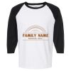 Raglan Three-Quarter Sleeve Baseball T-Shirt Vignette
