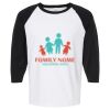 Raglan Three-Quarter Sleeve Baseball T-Shirt Vignette