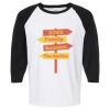 Raglan Three-Quarter Sleeve Baseball T-Shirt Vignette