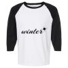 Raglan Three-Quarter Sleeve Baseball T-Shirt Vignette