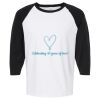 Raglan Three-Quarter Sleeve Baseball T-Shirt Vignette