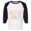 Raglan Three-Quarter Sleeve Baseball T-Shirt Vignette