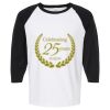 Raglan Three-Quarter Sleeve Baseball T-Shirt Vignette