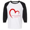 Raglan Three-Quarter Sleeve Baseball T-Shirt Vignette