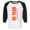 Raglan Three-Quarter Sleeve Baseball T-Shirt Vignette