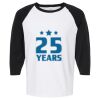 Raglan Three-Quarter Sleeve Baseball T-Shirt Vignette