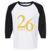 Raglan Three-Quarter Sleeve Baseball T-Shirt Vignette