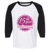 Raglan Three-Quarter Sleeve Baseball T-Shirt Vignette
