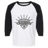 Raglan Three-Quarter Sleeve Baseball T-Shirt Vignette