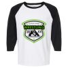 Raglan Three-Quarter Sleeve Baseball T-Shirt Vignette