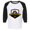 Raglan Three-Quarter Sleeve Baseball T-Shirt Vignette