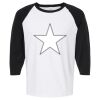 Raglan Three-Quarter Sleeve Baseball T-Shirt Vignette