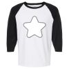 Raglan Three-Quarter Sleeve Baseball T-Shirt Vignette