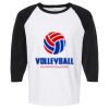 Raglan Three-Quarter Sleeve Baseball T-Shirt Vignette