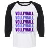 Raglan Three-Quarter Sleeve Baseball T-Shirt Vignette