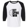 Raglan Three-Quarter Sleeve Baseball T-Shirt Vignette