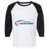 Raglan Three-Quarter Sleeve Baseball T-Shirt Vignette