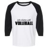 Raglan Three-Quarter Sleeve Baseball T-Shirt Vignette