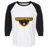 Raglan Three-Quarter Sleeve Baseball T-Shirt Vignette