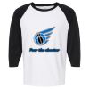 Raglan Three-Quarter Sleeve Baseball T-Shirt Vignette