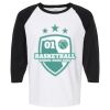 Raglan Three-Quarter Sleeve Baseball T-Shirt Vignette