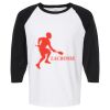 Raglan Three-Quarter Sleeve Baseball T-Shirt Vignette