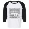 Raglan Three-Quarter Sleeve Baseball T-Shirt Vignette