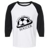 Raglan Three-Quarter Sleeve Baseball T-Shirt Vignette