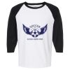 Raglan Three-Quarter Sleeve Baseball T-Shirt Vignette