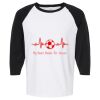 Raglan Three-Quarter Sleeve Baseball T-Shirt Vignette