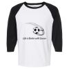 Raglan Three-Quarter Sleeve Baseball T-Shirt Vignette