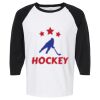 Raglan Three-Quarter Sleeve Baseball T-Shirt Vignette