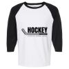 Raglan Three-Quarter Sleeve Baseball T-Shirt Vignette