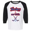 Raglan Three-Quarter Sleeve Baseball T-Shirt Vignette