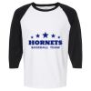 Raglan Three-Quarter Sleeve Baseball T-Shirt Vignette