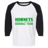 Raglan Three-Quarter Sleeve Baseball T-Shirt Vignette